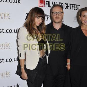 Ashley C Williams Matthew A Brown and Tahyna Tozzi attend Julia premiere at Film4 FrightFest 2014