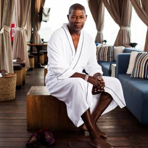 Dennis Haysbertthats a wrap at the Hotel Sixty
