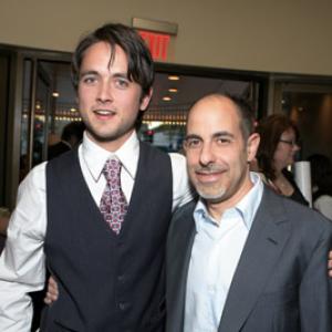 Justin Chatwin and David S Goyer at event of The Invisible 2007
