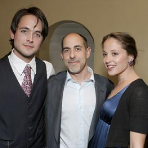 Justin Chatwin, David S. Goyer and Margarita Levieva at event of The Invisible (2007)