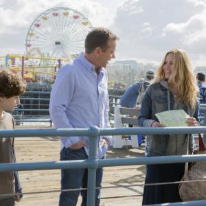 Still of Kiefer Sutherland, Maria Bello and David Mazouz in Touch (2012)