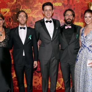 Suzanne Cryer, Martin Starr, Amanda Crew, Zach Woods and Thomas Middleditch at event of The 67th Primetime Emmy Awards (2015)