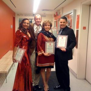 ACE AWARDS 2011;Luz-Maria Lambert, Saulo Garcia, Marisol Carrere and Angel Morales.