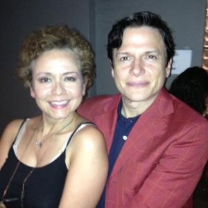 Marisol Carrere with Louis E. Perego Moreno.
