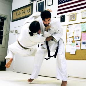 Remington Hoffman training Judo at Sawtelle Judo