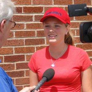 Emily is interviewed by WTAP in Parkersburg, WV