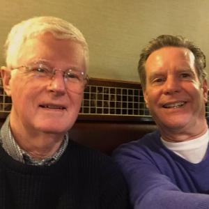 At dinner with longtime friend and mentor Jesuit scholar Patrick Samway SJ March 19 2015