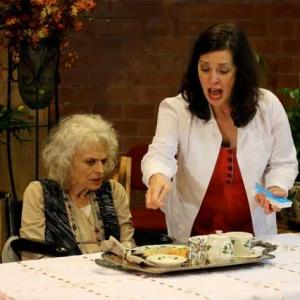 Judith Roberts and Patricia Randell, filming 