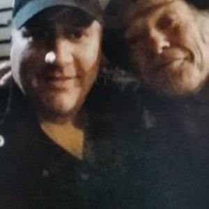 BLEED FOR THIS(2015) Actors JOE JAFO CARRIERE and TED LEVINE (Silence of the Lambs,Heat, Monk) at The V.I.P. Wrap Party , after a long day of Filming at The Providence Civic Center, RI