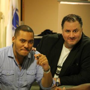 Director WES WILLIAMS II and Actor JOE JAFO CARRIERE as 