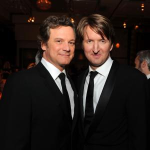 Colin Firth and Tom Hooper