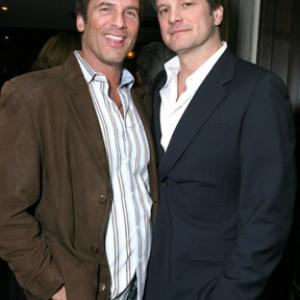 Colin Firth and Hart Bochner