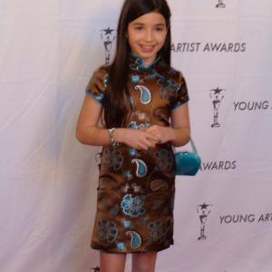 Olivia Steele Falconer. Award Winner at the 2011 Young Artist Awards