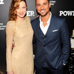Lucy Walters and J.R. Ramirez at the Highland Ballroom for the Premiere of Power