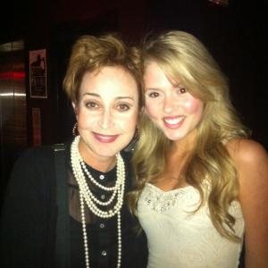 Lauran with Annie Potts from GCB