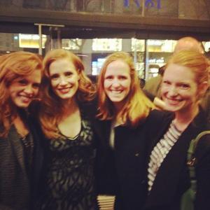 Katelyn with a few other redhead actresses! Can you tell which one is Jessica Chastain and which one is Katelyn?