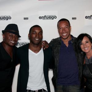 Eric SmithGunn Rico Anderson Darren Anthony Thomas and Pam Meisl Smith at Premiere for Corre Run