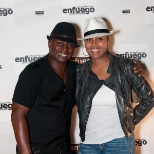 Eric Smith-Gunn and Marlo Stroud at the Premiere of 