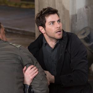 Still of Russell Hornsby and David Giuntoli in Grimm (2011)