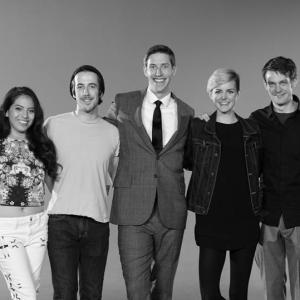 Cast of Buzzfeed's 'Why Do We Kiss?' Video with Keith Habersberger