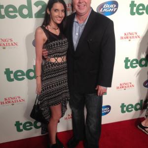 Barry and Kathy at the TED 2 screening at the Academy of Motions Pictures Arts and Sciences building in Beverly Hills.