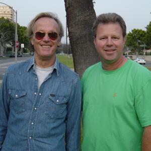 Lawn bowling in Beverly Hills with Peter Fonda.