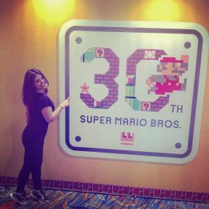 Vanessa Barco the model , Brand Ambassador for Nintendo's 30th Anniversary for Super Mario Brothers at Comic-Con San Diego 2015