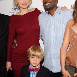 Julie Delpy Chris Rock and Owen Shipman at the Cinema Society Screening of 2 Days in New York