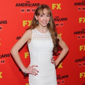 Holly Taylor attends FXs The Americans Season One New York Premiere at DGA Theater on January 26 2013 in New York New York