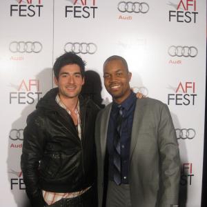 Michael Spady and Daniel Josev at AFI Fest premiere for Hamill