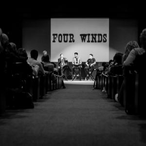 Four Winds Malibu Premiere at Pepperdine University with Jerry Wolf A Martinez and hundreds of cast crew supporters and friends Sept 2013