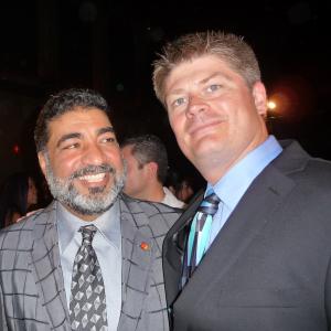 Sayed Badreya and Jim Nieciecki at the Red Carpet Premier of Sayeds Movie Chicago Mirage at the Music Box Theater Chicago Illinois June 30th 2011