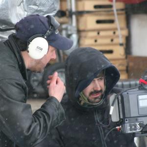 On location in the snow for 