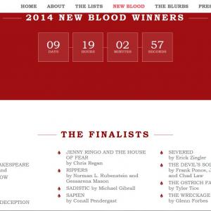 The Horror Comedy screenplay Sadistic listed as one of the Top 13 Finalists on The Blood List Screenplay Competition