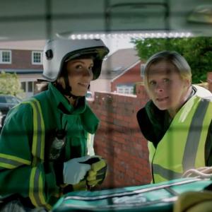 Kerry Bennett and Jane Hazelgrove in Casualty
