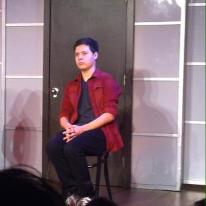 Zach Louis performs at Second City Hollywood