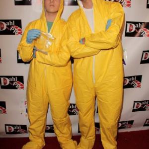 Zach Louis and Drew Leon (as Breaking Bad characters)attend the Monster Men Costume Ball at Cabo Wabo Cantina in Hollywood.