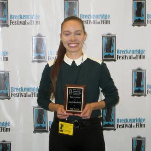 Jasmin recieved the award for Best Actress at the Breckenridge International Film Festival 2013