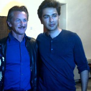 Shehzad Roy and Sean Penn