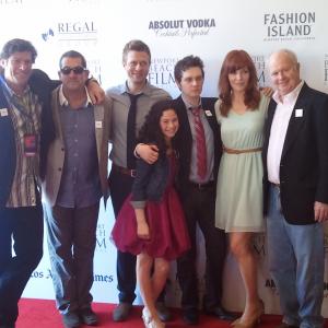 The cast of a fish story at the Newport Beach Film Festival April 2013