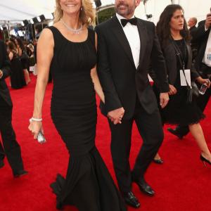 Steve Carell and Nancy Carell at event of The 21st Annual Screen Actors Guild Awards 2015