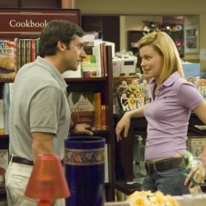 Still of Elizabeth Banks and Steve Carell in The 40 Year Old Virgin 2005