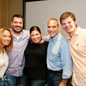 Becki Dennis with Casting Directors Anne Mulhall and John Campanello agent Tim Ayers and producer Anthony Ambrosino