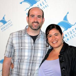 Becki Dennis and her husband Justin Buchman at the Nantucket Film Festival