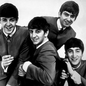The Beatles (Paul McCartney, Ringo Starr, George Harrison, & John Lennon) circa 1963