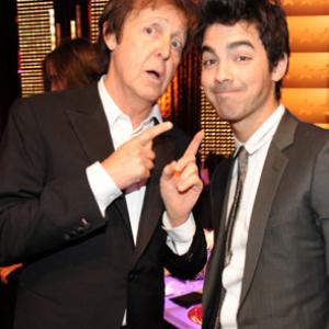 Paul McCartney and Joe Jonas at event of 15th Annual Critics Choice Movie Awards 2010