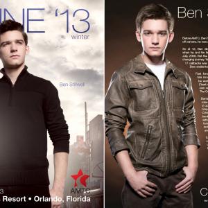 Cover and article Shine Magazine