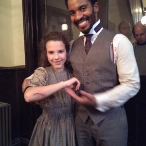 Leila Jean Davis as the Girl with Stitches who's been treated on The Knick by Dr. Edwards (played by the amazing Andre Holland).