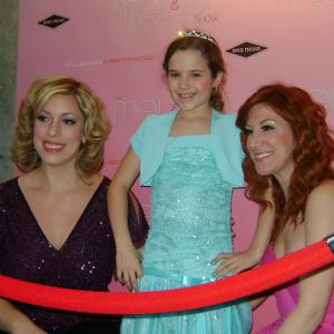 Red Carpet-The Mel & El Show Award-Winning Webseries. Leila Jean with stars Melanie Adelman and Ellie Dvorkin