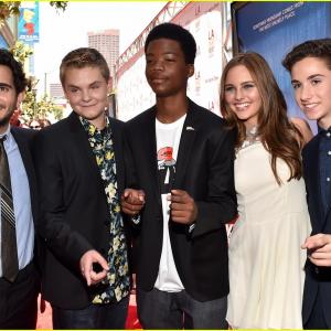 Earth to Echo premier director Dave Green Reese Hartwig Astro Ella Wahlestedt Teo Halm